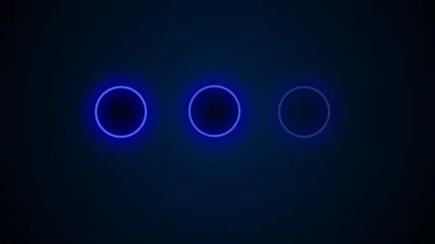 Futuristic high-tech modern loading circle animation Stock Illustration