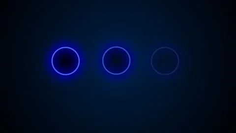 Futuristic high-tech modern loading circle animation Stock Illustration