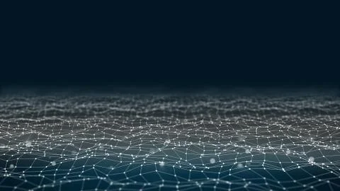 Futuristic hight technology background. 3D illustration. Stock Illustration