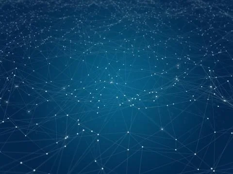 Futuristic hight technology background. 3D illustration. Illustrazione stock