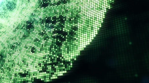 Futuristic Holographic Electromagnetic Engine Head Up Display Screen Stock Footage 123690095