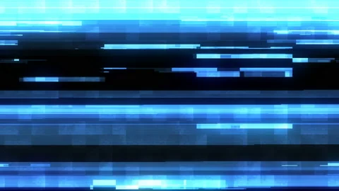 Futuristic holographic glitch. Digital interference of future interfaces. Video stock 120685791