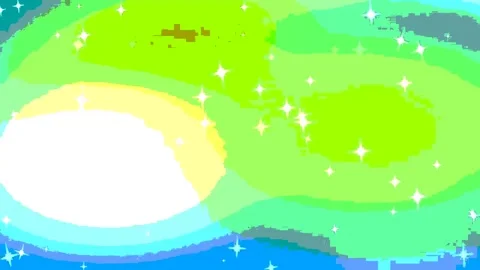 Futuristic Holographic Loop: Vibrant Gradient with Twinkling Light and Texture Stock-Footage 283453390