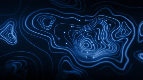 Futuristic Holographic Terrain environment Stock-Footage 334945130