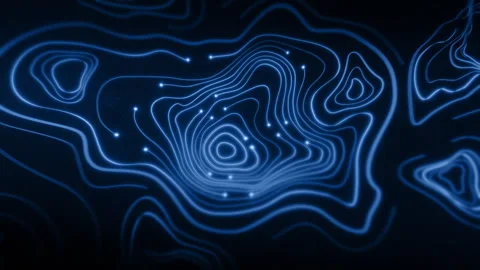 Futuristic Holographic Terrain environment Stock Footage 334947586