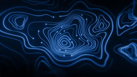 Futuristic Holographic Terrain environment Stock Footage 334947644