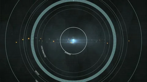 Futuristic HUD backdrop loop Stock Footage 47011131