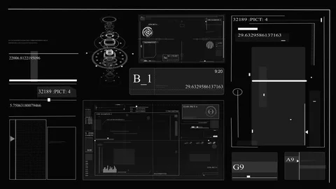Futuristic HUD background. 動画素材 85255614