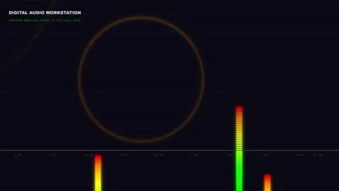 Futuristic HUD Bn (43) Interface Loop Stock Footage 335032428