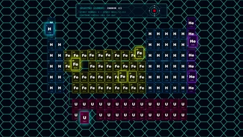 Futuristic HUD Bn (46) Interface Loop Stock Footage 335032445