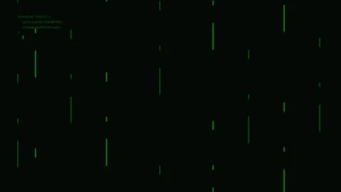Futuristic HUD Coding Terminal Data Stream Interface Loop Stock Footage 333976248