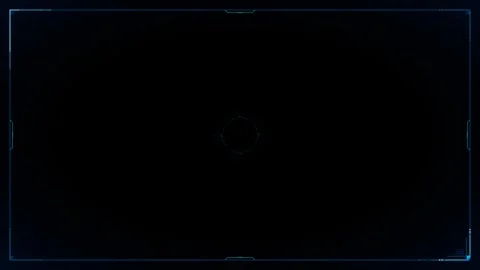 Futuristic hud digital camera viewfinder overlay with precision targeting r.. Stock Footage 337560998