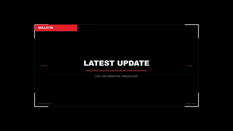 Futuristic hud digital screen interface with latest update text Stock Footage 346715522