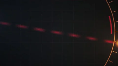 Futuristic HUD Display with Blinking Lights and Radar Interface. Stock Footage 334522142