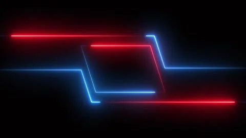 Futuristic HUD display interface rectangle animation Stock Footage 325391797