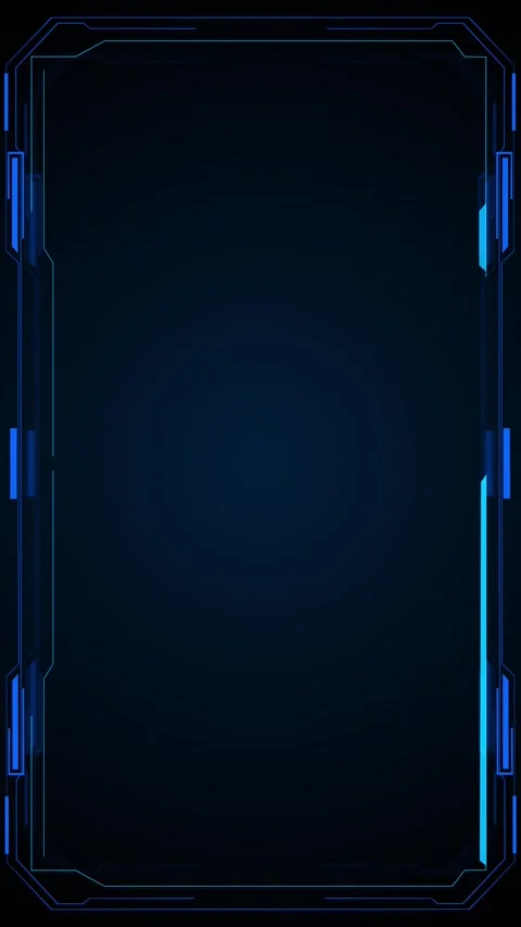 Futuristic HUD frames user interface elements design modern technology control Stock Footage 314203044