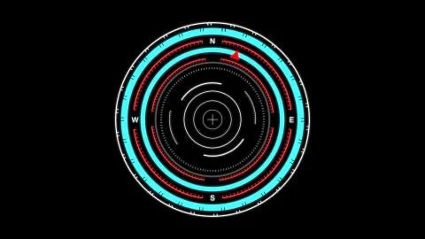 Futuristic HUD Stock Illustration