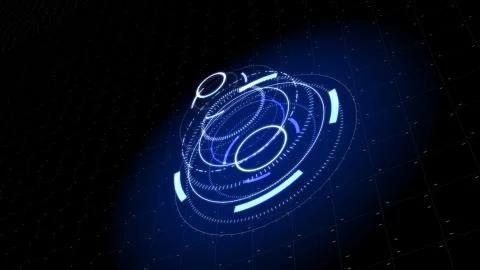 Futuristic HUD Stock Illustration