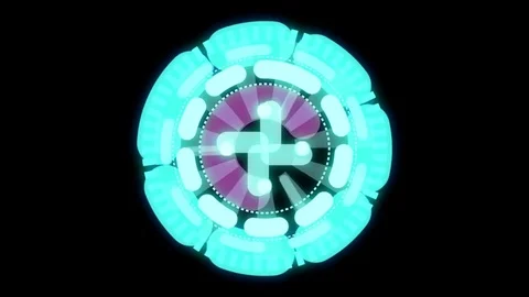 Futuristic HUD interface Concept Stock Footage 81840641