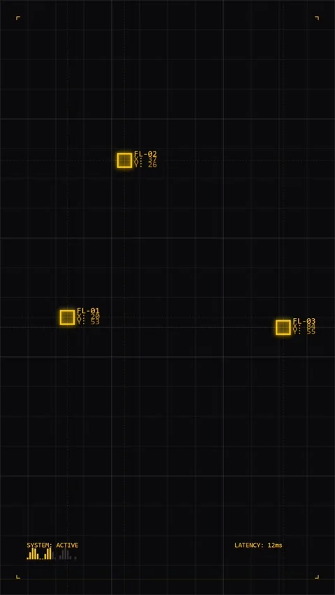 Futuristic HUD Interface with Digital Tracking Elements Stock Footage 346207308