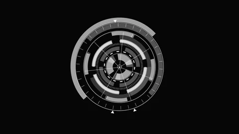 Futuristic HUD interface. Stock Footage 84469680