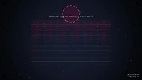 Futuristic HUD Interface with Geometric Shapes and Data Streams on Dark Bac.. Stock Footage 348795194