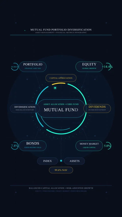 Futuristic HUD interface motion graphic with glowing circles and tech element Stock Footage 347054341