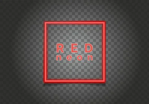 Futuristic hud light red frame. Technological background. Light glass red frames Stock Illustration