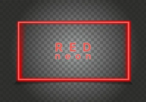 Futuristic hud light red frame. Technological background. Light glass red frames Stock Illustration