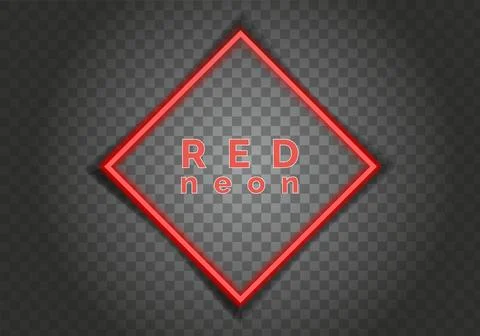 Futuristic hud light red frame. Technological background. Light glass red frames Stock Illustration
