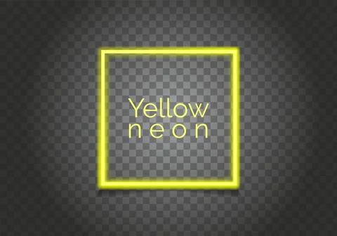 Futuristic hud light yellow frame. Technological background. Light glass yellow  Illustrazione stock