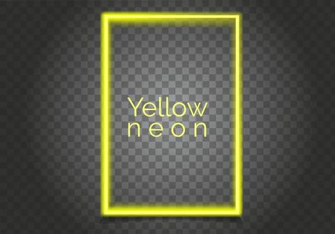 Futuristic hud light yellow frame. Technological background. Light glass yellow  Stock Illustration
