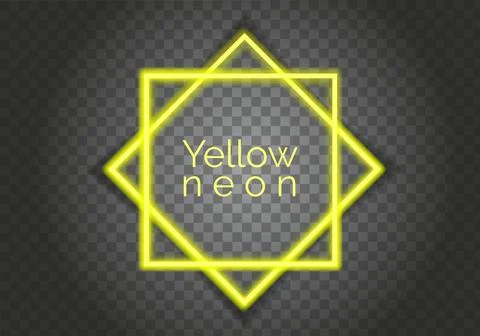Futuristic hud light yellow frame. Technological background. Light glass yellow  Stock Illustration