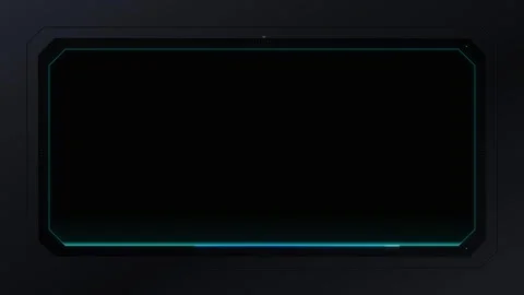 Futuristic hud loading interface with glowing cyan progress bar and digital.. Stock Footage 344858007
