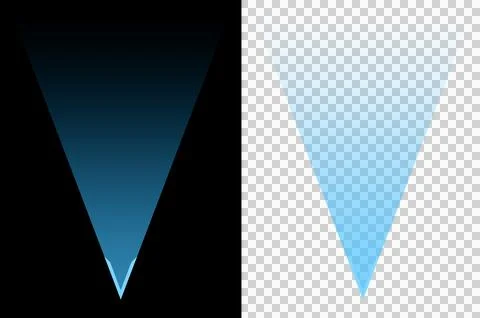 Futuristic HUD Navigation Scanner Beam Digital Map Position Indicator Glowing Di Stock Illustration