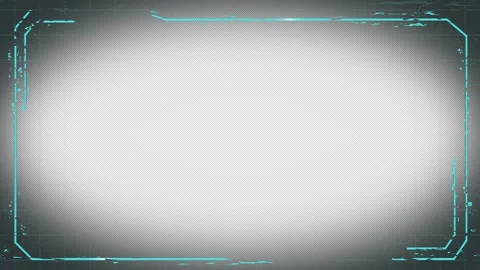 Futuristic HUD with random glitches overlay with alpha channel 4K Video stock 252627094