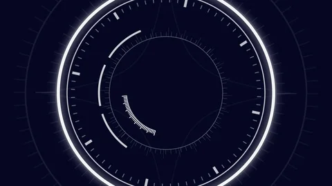 Futuristic Hud Target Stock Footage 100358565