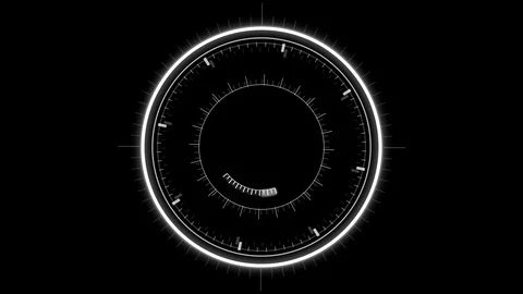 Futuristic Hud Target Video stock 100610219