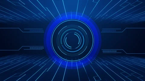 Futuristic HUD video Digital technology. frames user interface elements design m Stock Footage 340549059