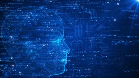 Futuristic human brain interface concept... | Stock Video | Pond5