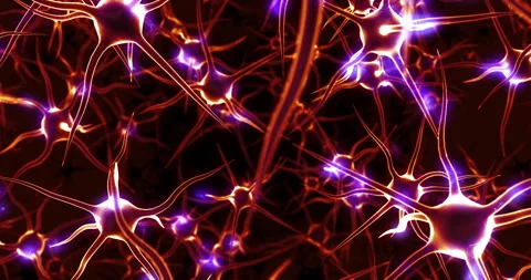 Futuristic Human Mind Connected to Artificial Intelligence System. Stock Footage 321812176