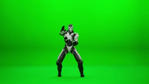 Futuristic Humanoid Robot Dynamic Movement 스톡 동영상 321943029