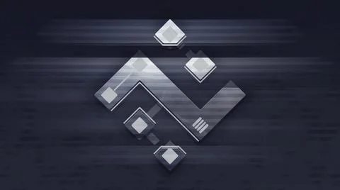 Futuristic Icon Illustrazione stock