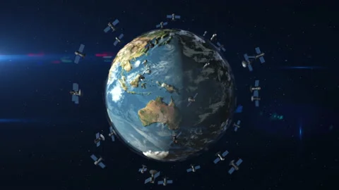 Futuristic icons. Data scientists. A human programmer who uses a laptop to analy Stock Footage 154023917