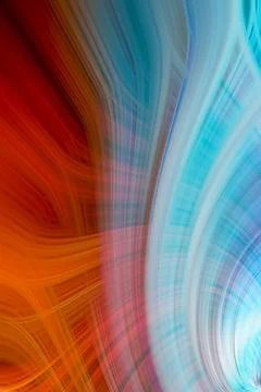 Futuristic illusional patterns of curvy lines of different colors as textur.. Stock Illustration