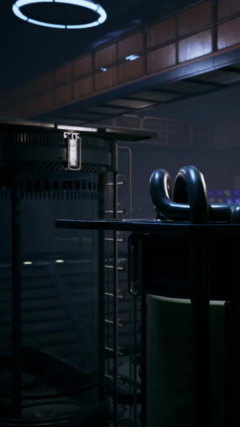Futuristic industrial design showcasing advanced technology Stock Footage 334204224