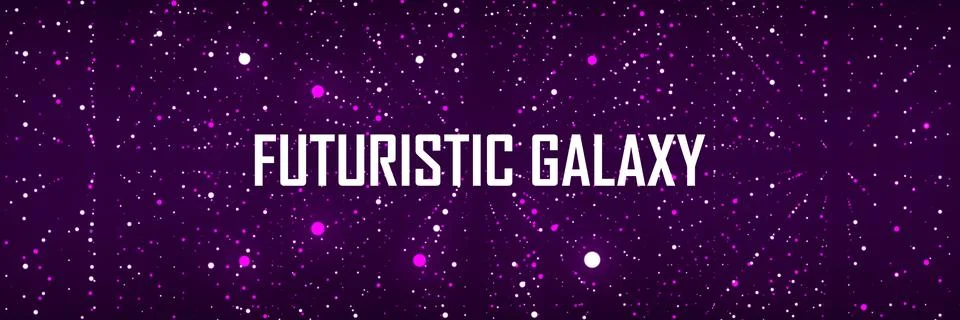 Futuristic infinite flow of scientific data on purple background. Network str Stock Illustration