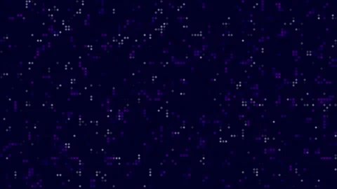 Futuristic Information Technology Background: High-Tech Binary Code Animation on Stock Footage 281082837