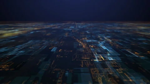 Futuristic information technology concept and big data hexadecimal digital code. Stock Footage 247455028