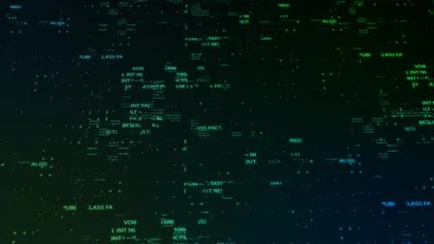 A futuristic information technology concept featuring multi-core processing and 스톡 일러스트